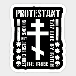 PROTESTANT ORTHODOX CROSS Sticker